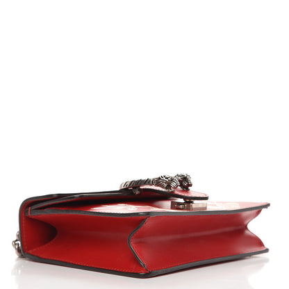 Gucci Calfskin Chinese New Year Mini Dionysus Shoulder Bag Hibiscus Red 5 of 11