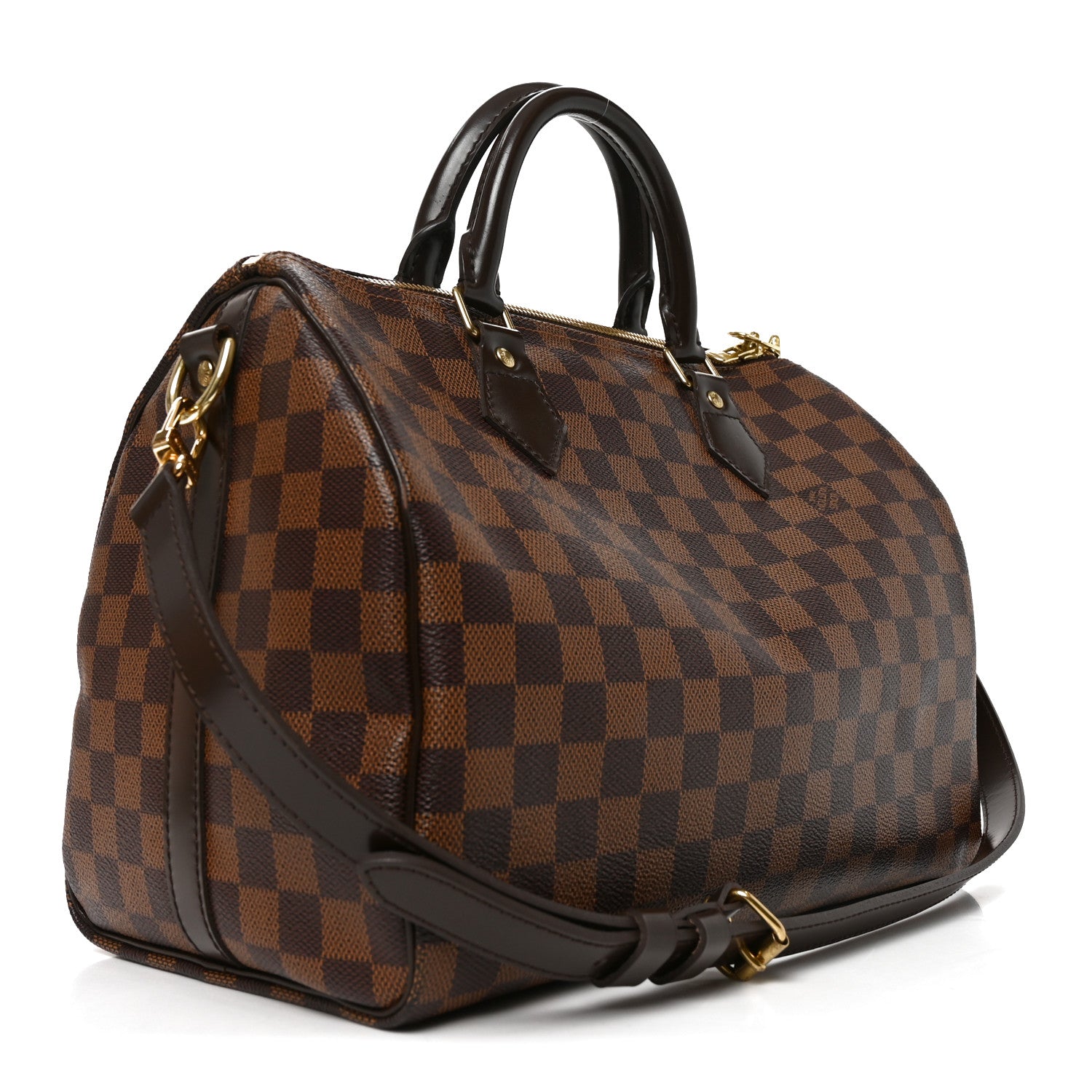 Louis Vuitton Damier Ebene Speedy Bandouliere 30 3 of 9