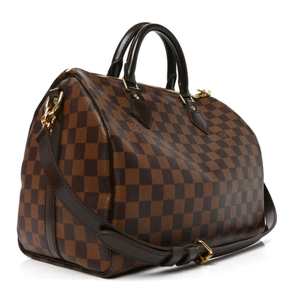 Louis Vuitton Damier Ebene Speedy Bandouliere 30 3 of 9