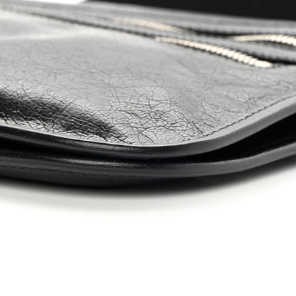 Gucci Fluffy Calfskin Morpheus Messenger Bag Black 11 of 11