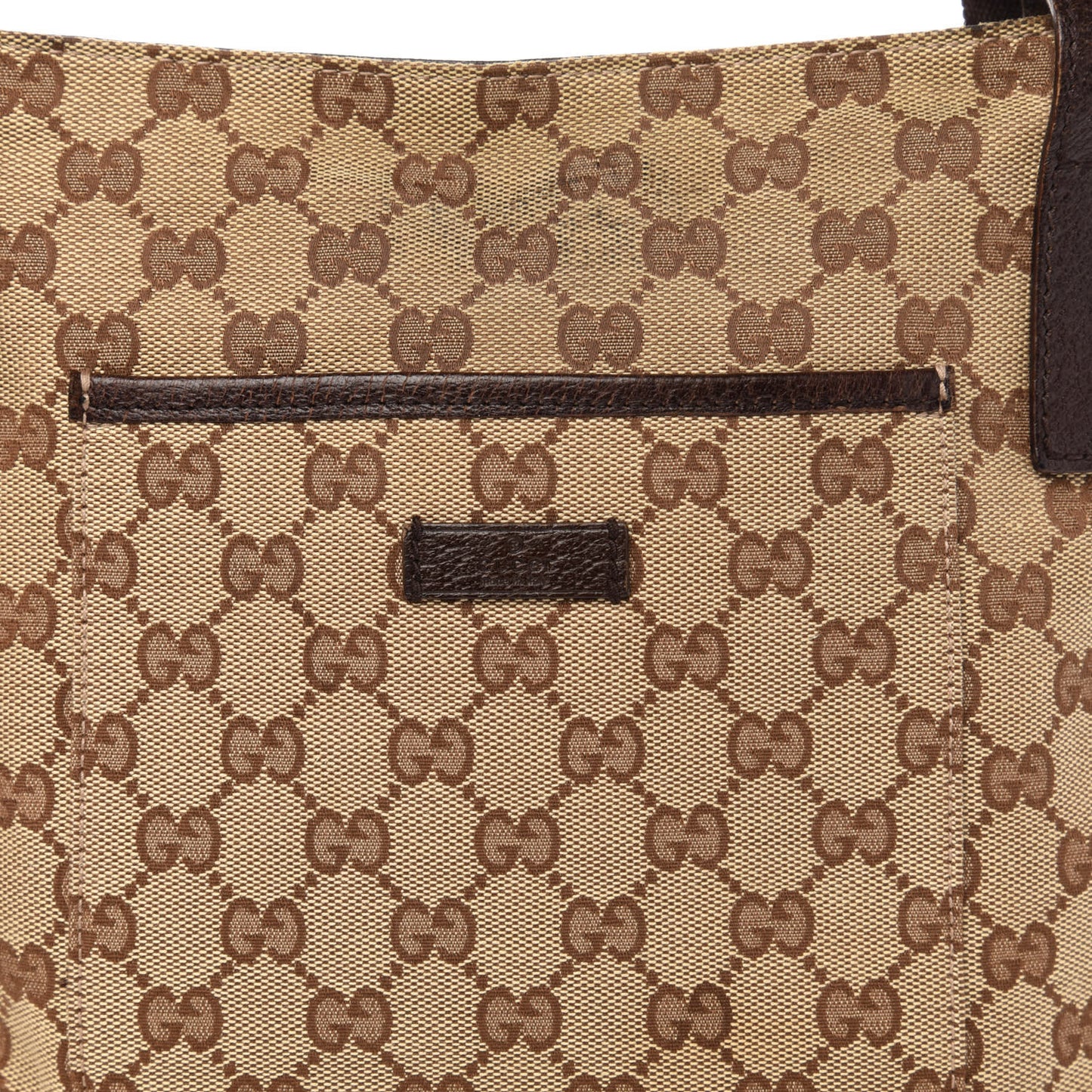 Monogram Flat Messenger Bag Dark Brown