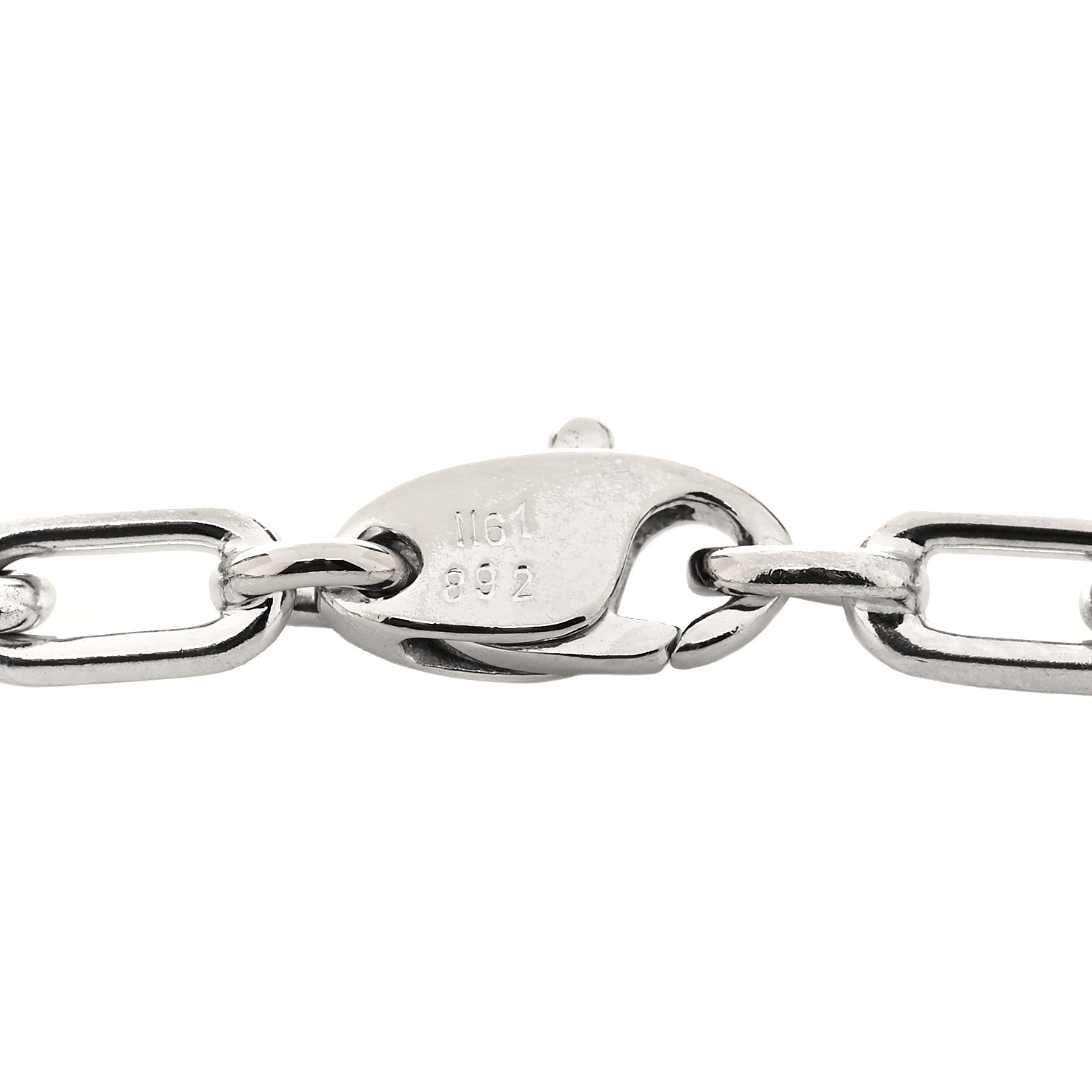 Cartier 18K White Gold Spartacus Chain Bracelet 5 of 5