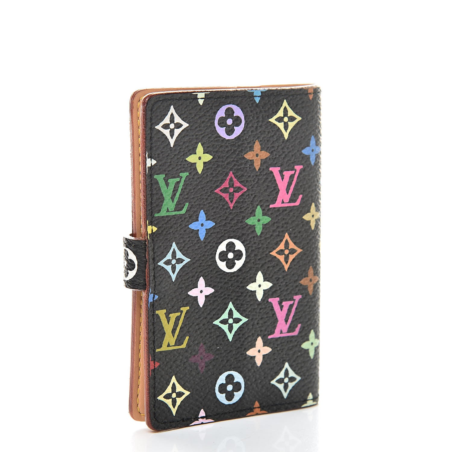 Louis Vuitton Monogram Multicolor Carnet de Bal Mini Agenda Cover Black 3 of 7