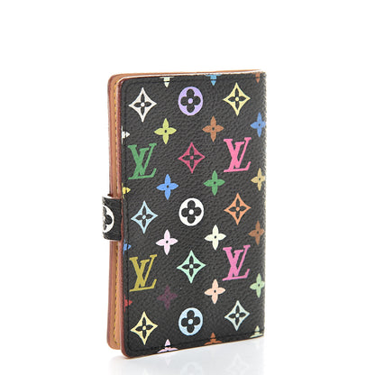 Louis Vuitton Monogram Multicolor Carnet de Bal Mini Agenda Cover Black 3 of 7