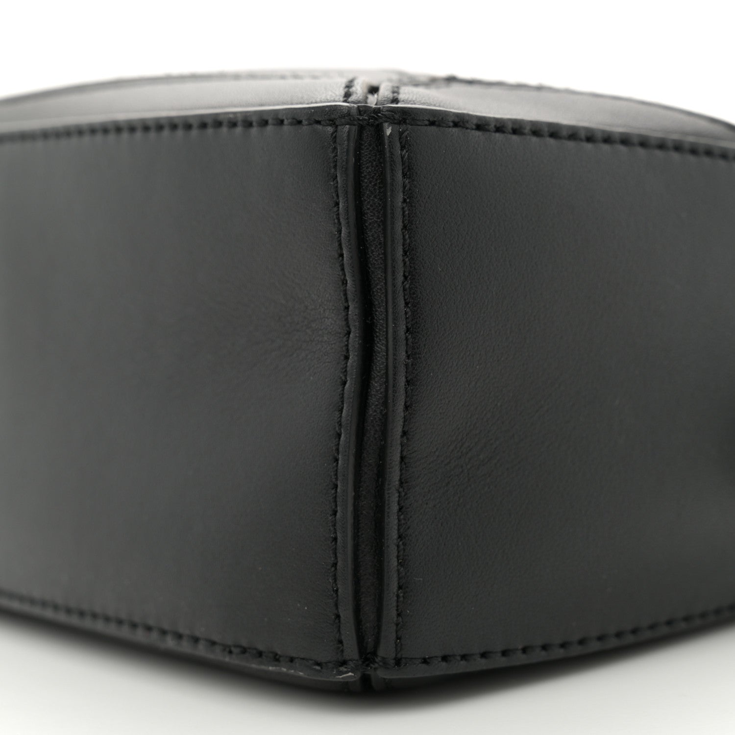 Loewe Calfskin Mini Woven Puzzle Bag Black 10 of 10