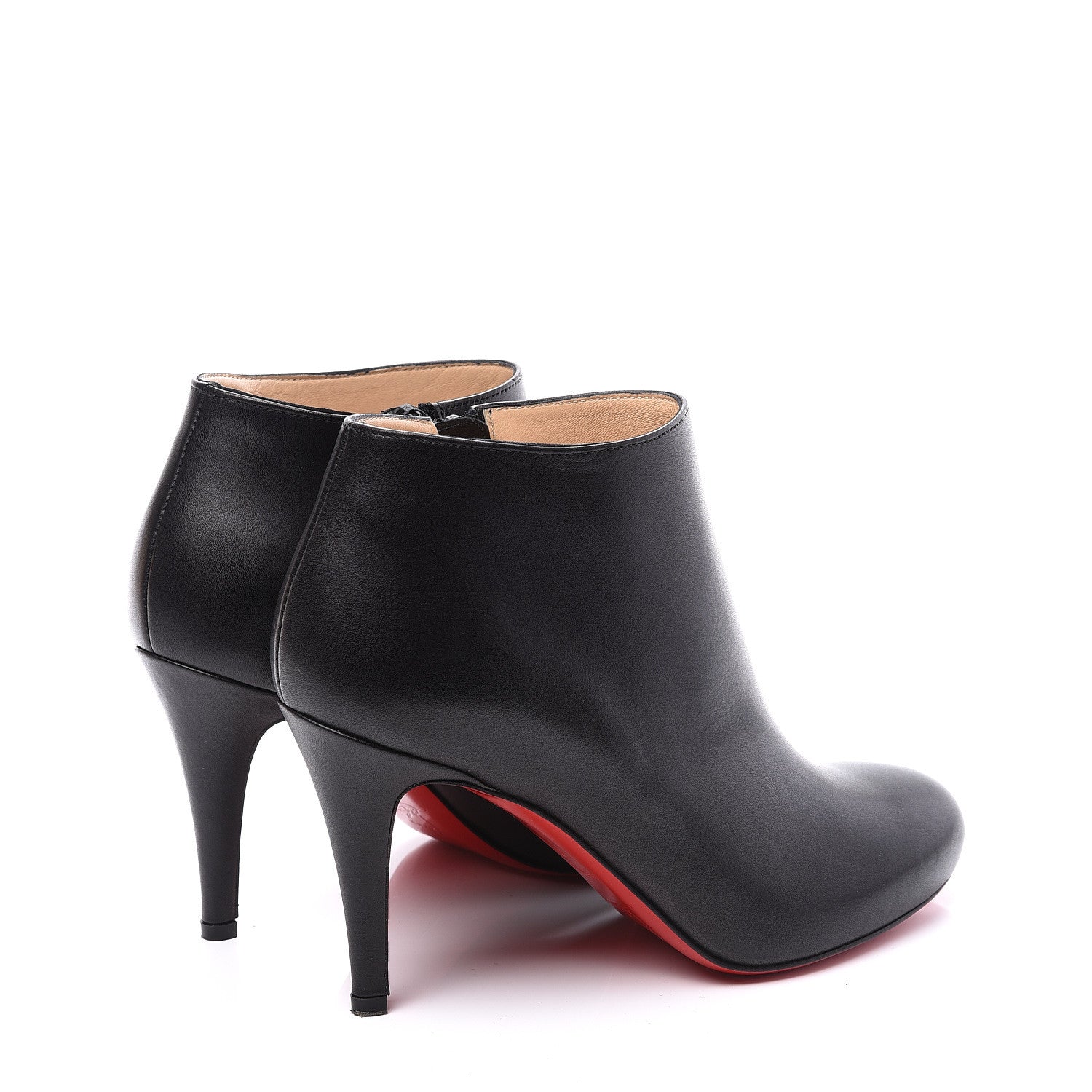 Christian Louboutin Calfskin Belle 85 Ankle Boots 37 Black 4 of 12