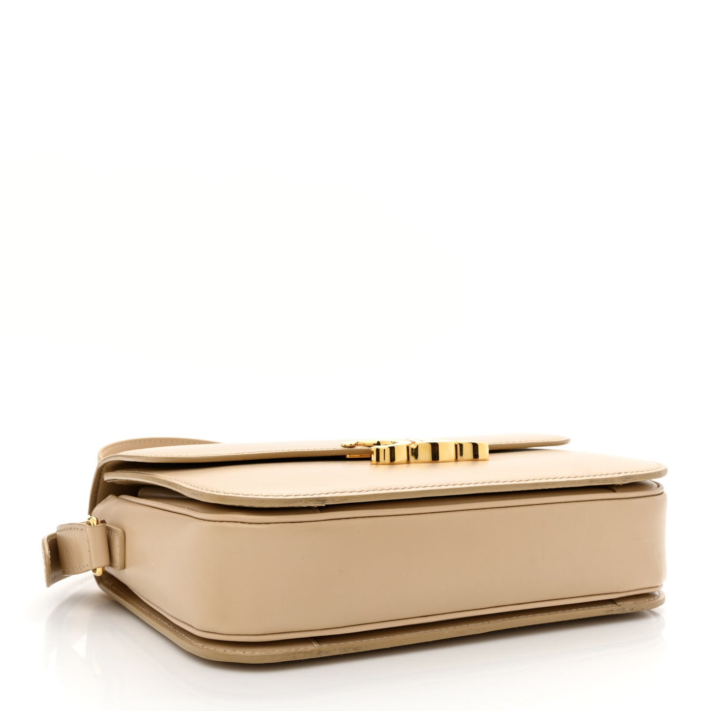 Shiny Calfskin Medium Triomphe Nude