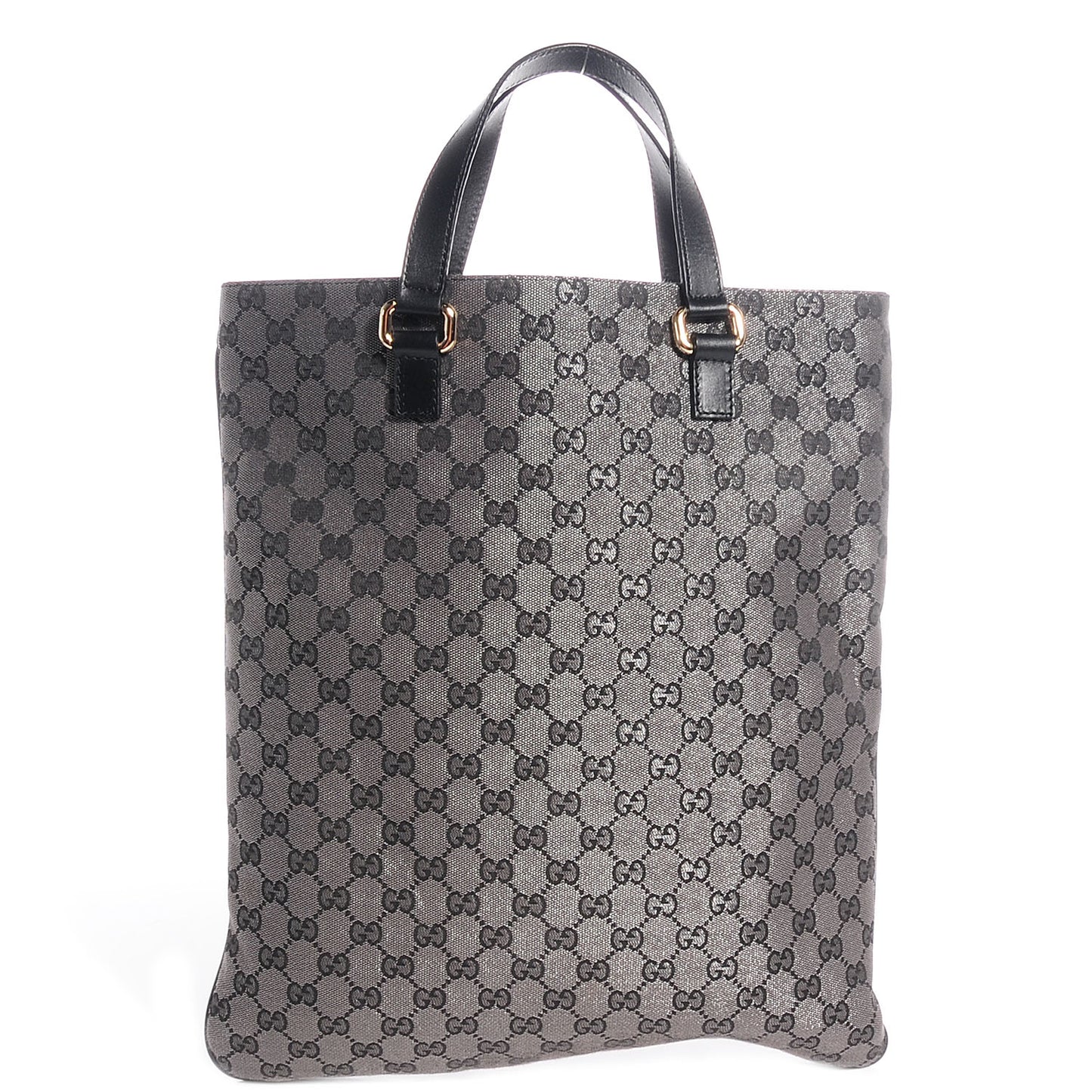 GG Monogram Flat Vertical Tote Metallic