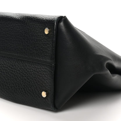 Jimmy Choo Grained Calfskin Large Alfie Tote Black 10 of 10
