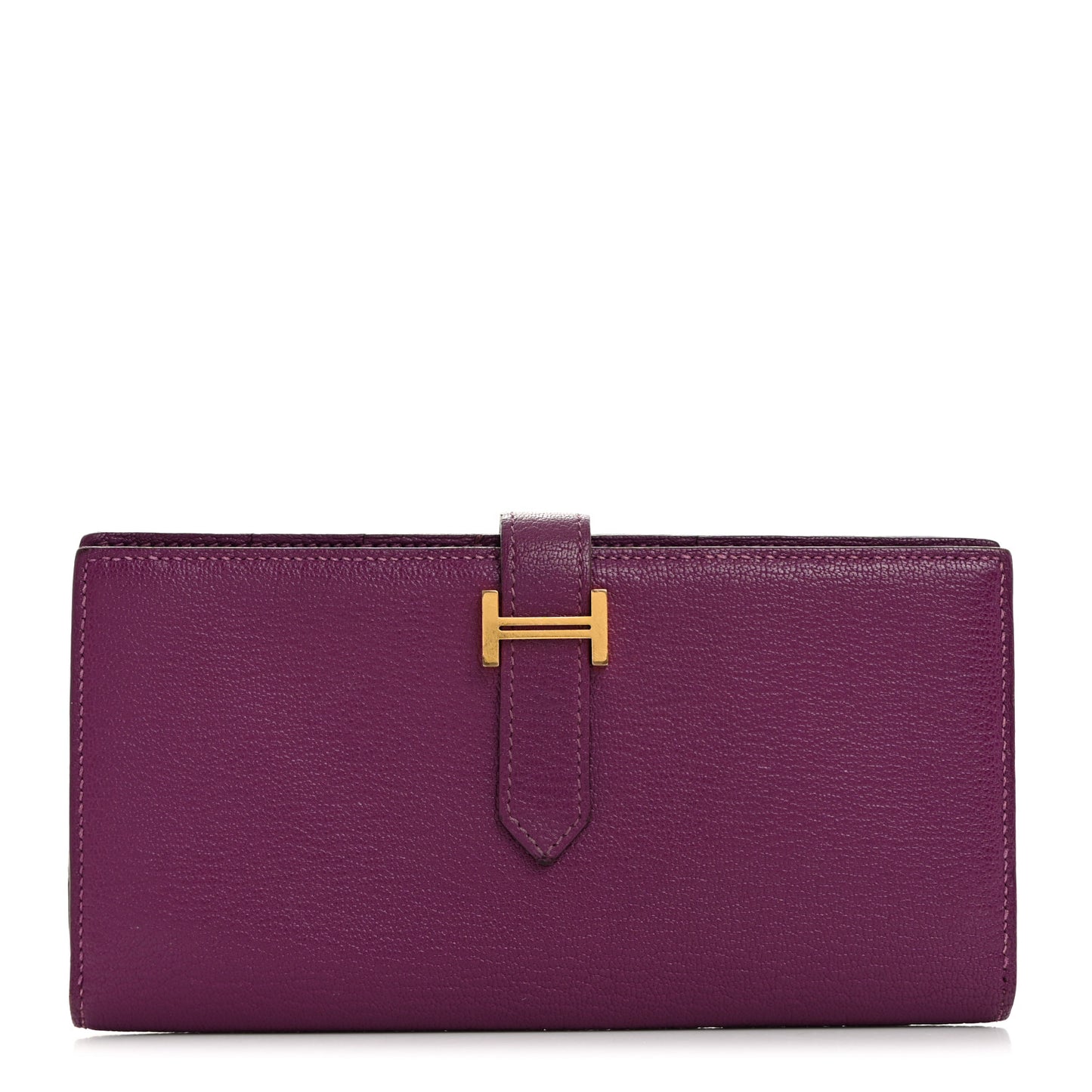 Chevre Mysore Bearn Gusset Wallet Anemone