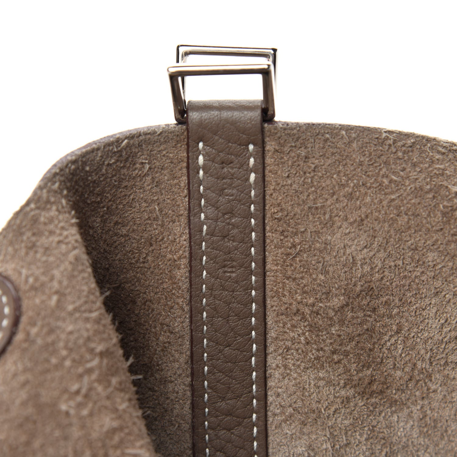 Hermes Taurillon Clemence Picotin Lock 18 PM Etoupe 9 of 11