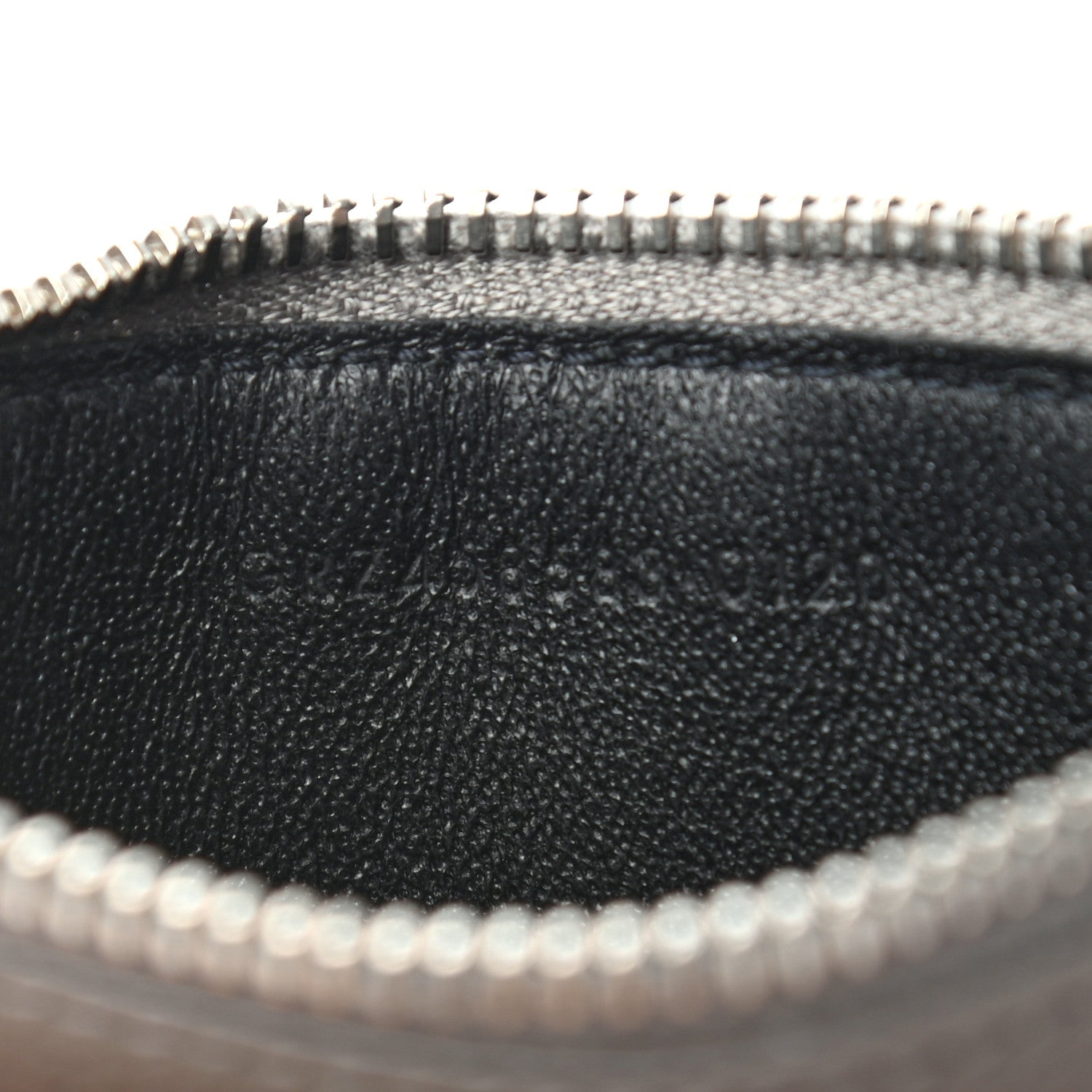Saint Laurent Calfskin 5 Fragments Zip Pouch Card Holder Fog 7 of 7