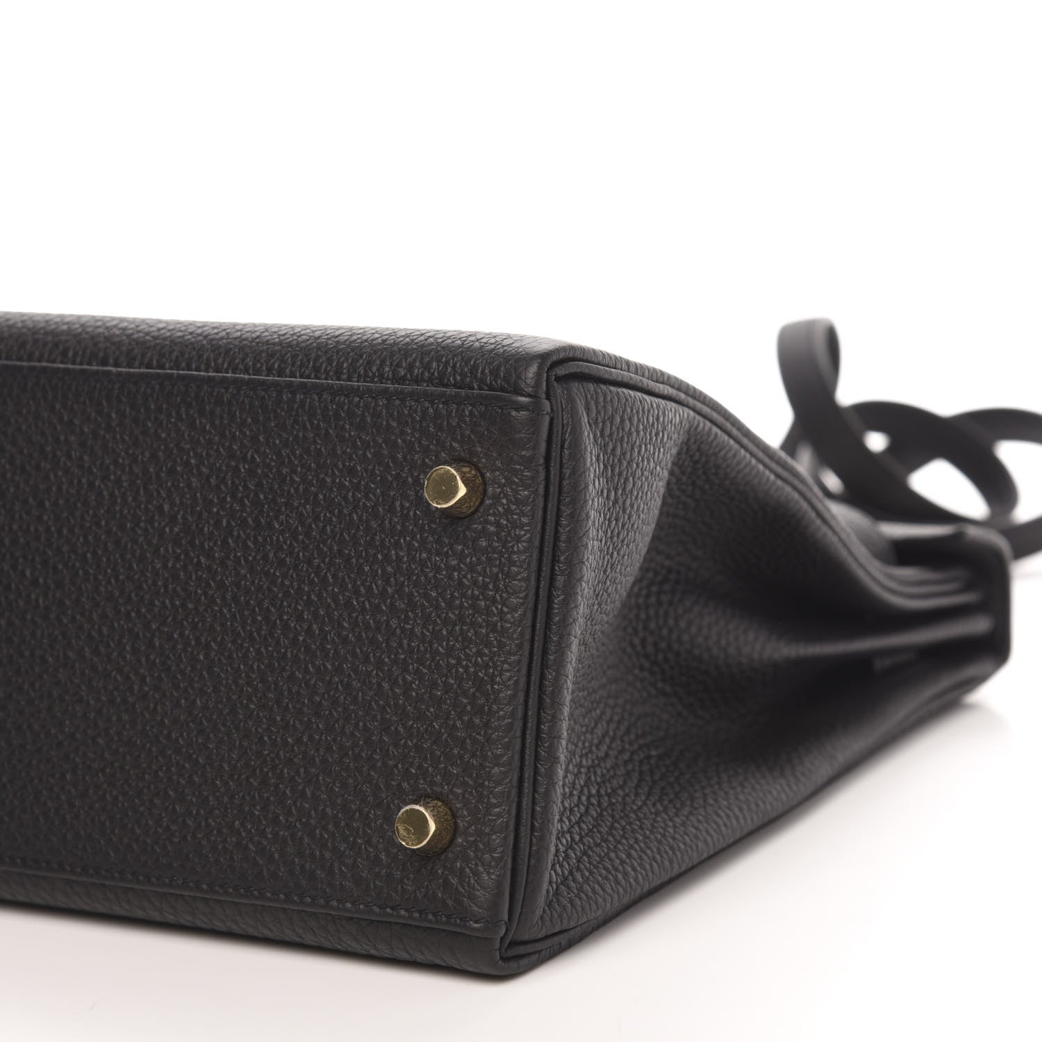 Hermes Togo Matte Alligator Kelly Retourne Touch 32 Black 9 of 11