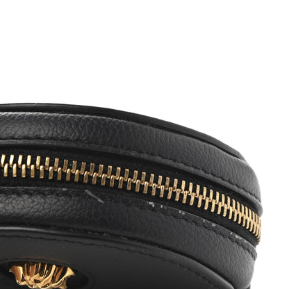 Versace Calfskin Medusa Coin Pouch Black 8 of 8