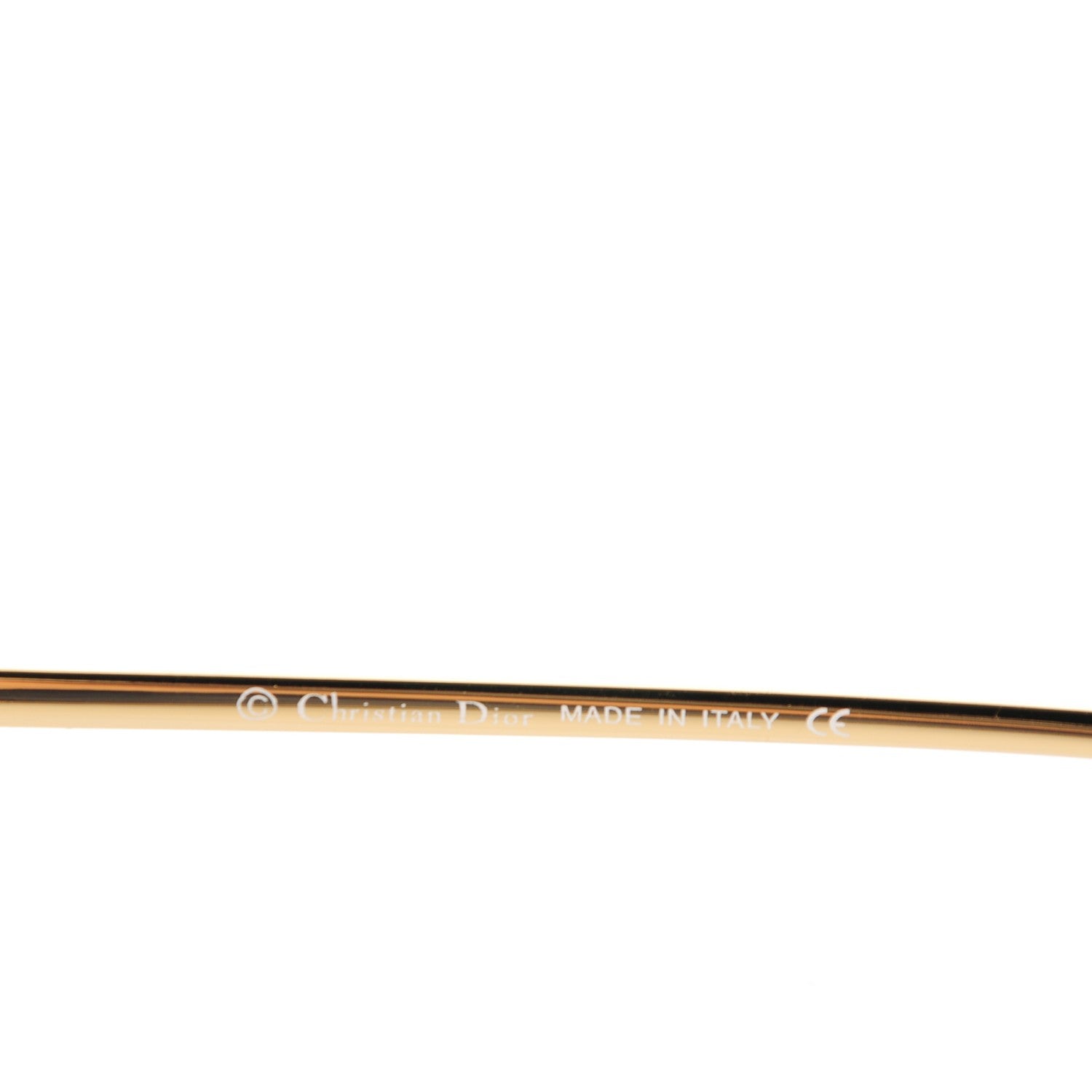 Christian Dior Split 1 Aviator Sunglasses Gold Silver 5 of 6