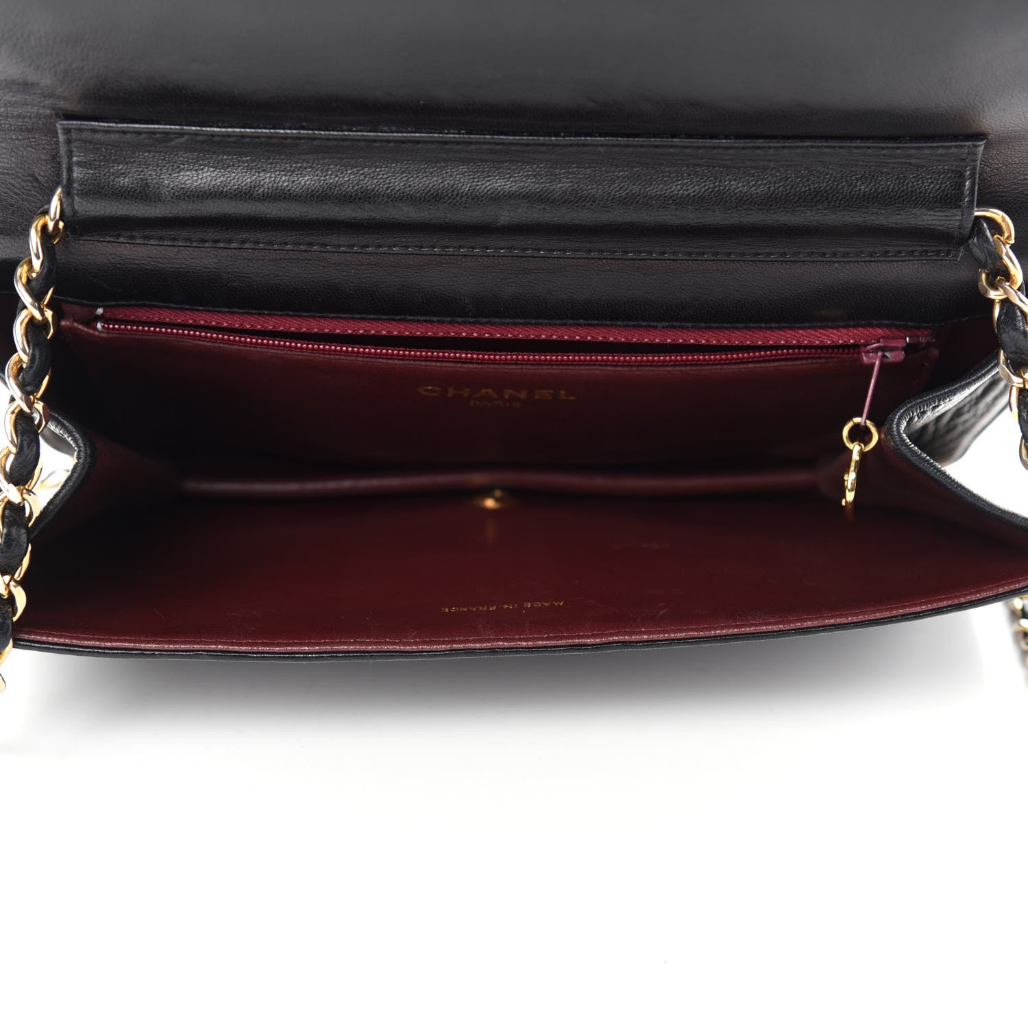 Chanel Lambskin Quilted Small Single Flap Black 5 of 14