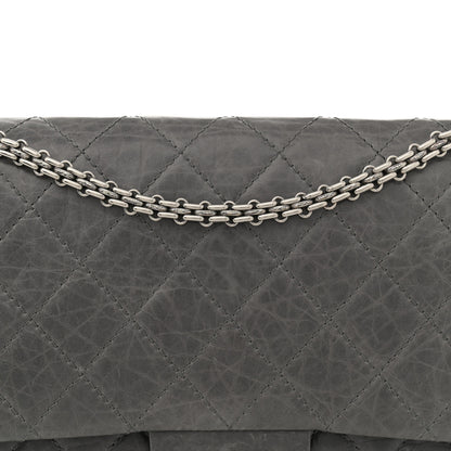 Chanel Aged Calfskin Quilted 50th Anniversary 2.55 Reissue 227 Flap Grey 8 of 17