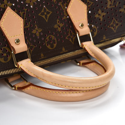 Louis Vuitton Monogram Perforated Speedy 30 Fuchsia 8 of 8