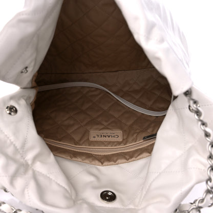 Chanel Shiny Calfskin Quilted Small Chanel 22 White 6 of 11
