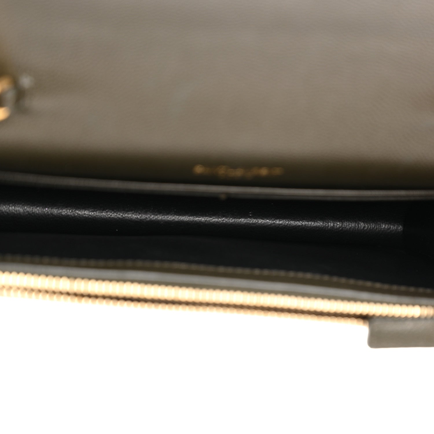 Saint Laurent Grain De Poudre Classic Monogram Kate Tassel Chain Wallet Earth 5 of 10