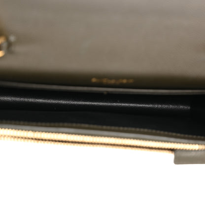 Saint Laurent Grain De Poudre Classic Monogram Kate Tassel Chain Wallet Earth 5 of 10
