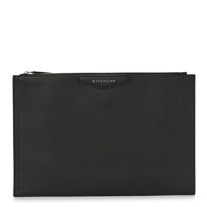 Givenchy Sugar Goatskin Large Antigona Pouch Black 1 of 10