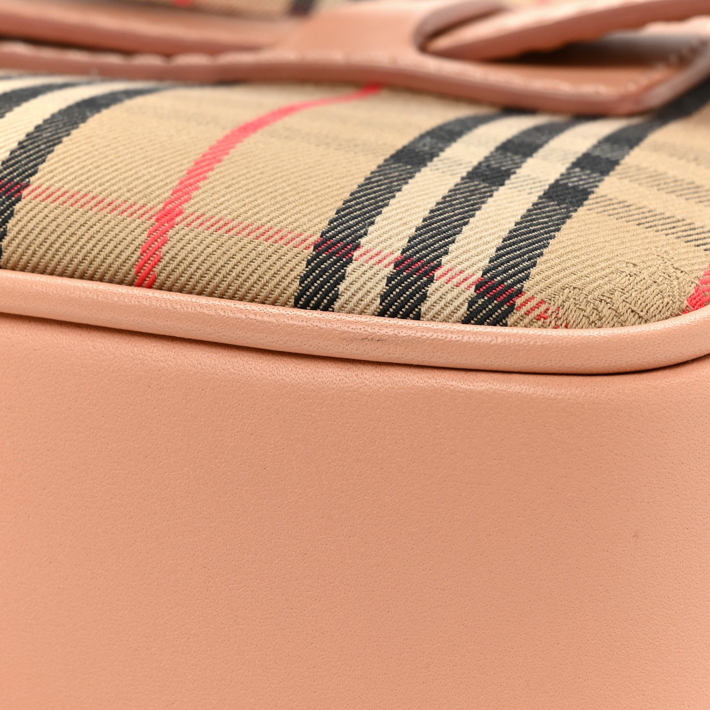 Smooth Calfskin 1983 Knight Check Link Bum Bag Pale Orchid