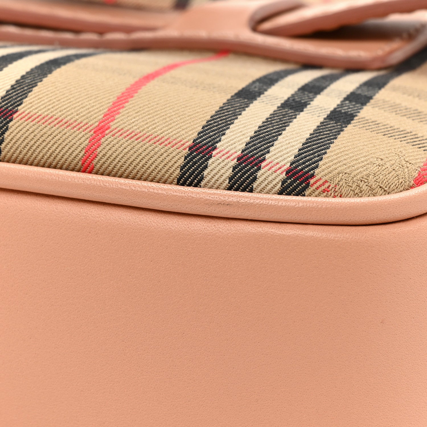 Burberry Smooth Calfskin 1983 Knight Check Link Bum Bag Pale Orchid 10 of 11