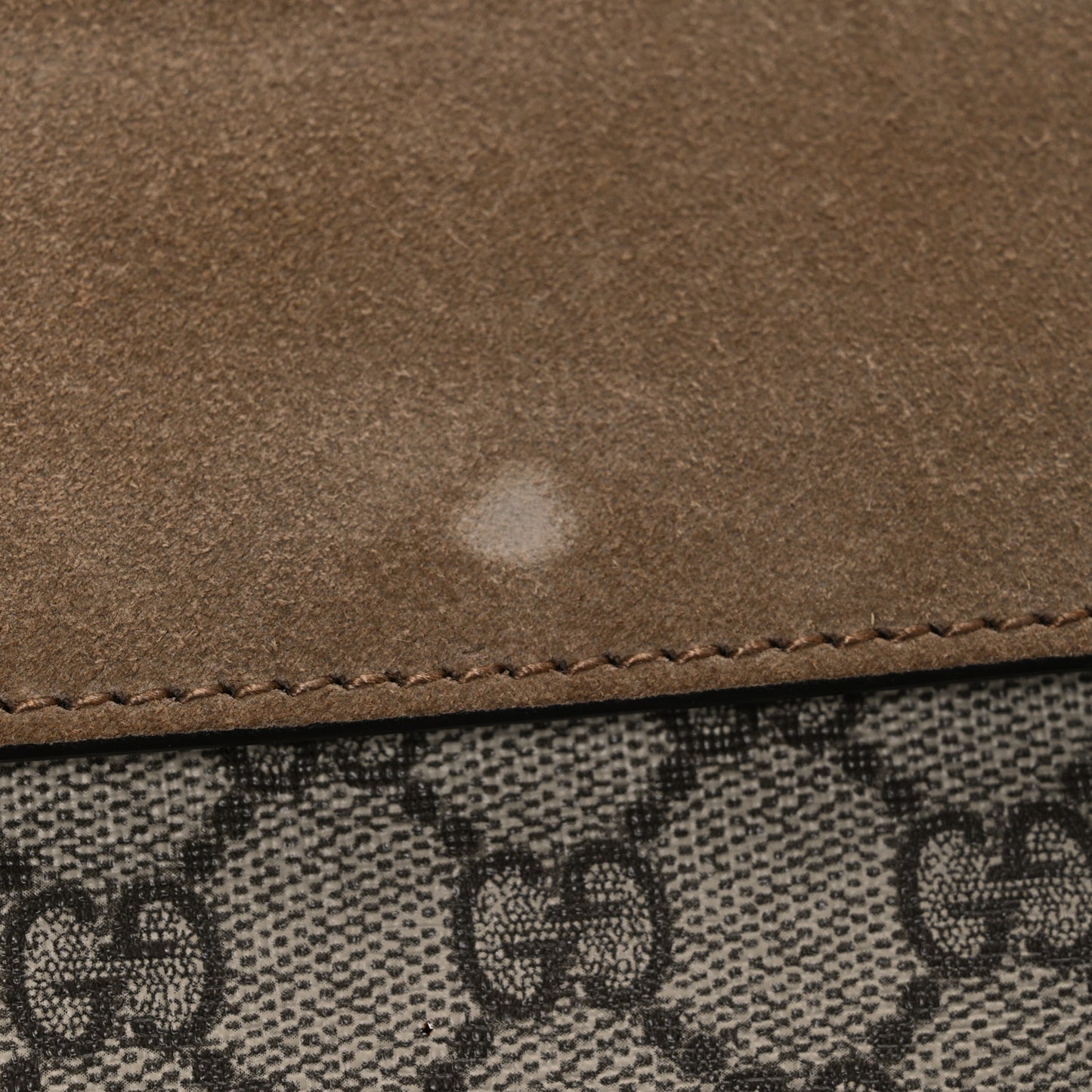 GG Supreme Monogram Small Dionysus Shoulder Bag Taupe