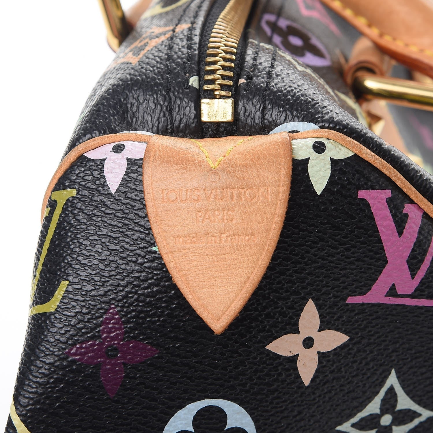 Louis Vuitton Monogram Multicolor Speedy 30 Black 6 of 14