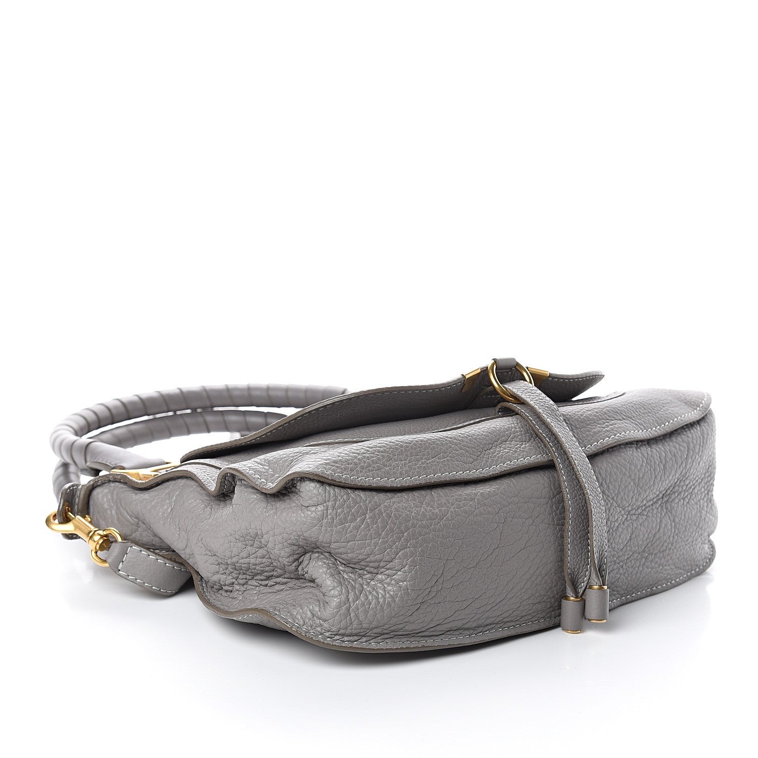Chloe Calfskin Medium Marcie Satchel Cashmere Grey 3 of 8