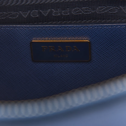 Prada Saffiano Lux Medium Promenade Tote Bluette 6 of 8