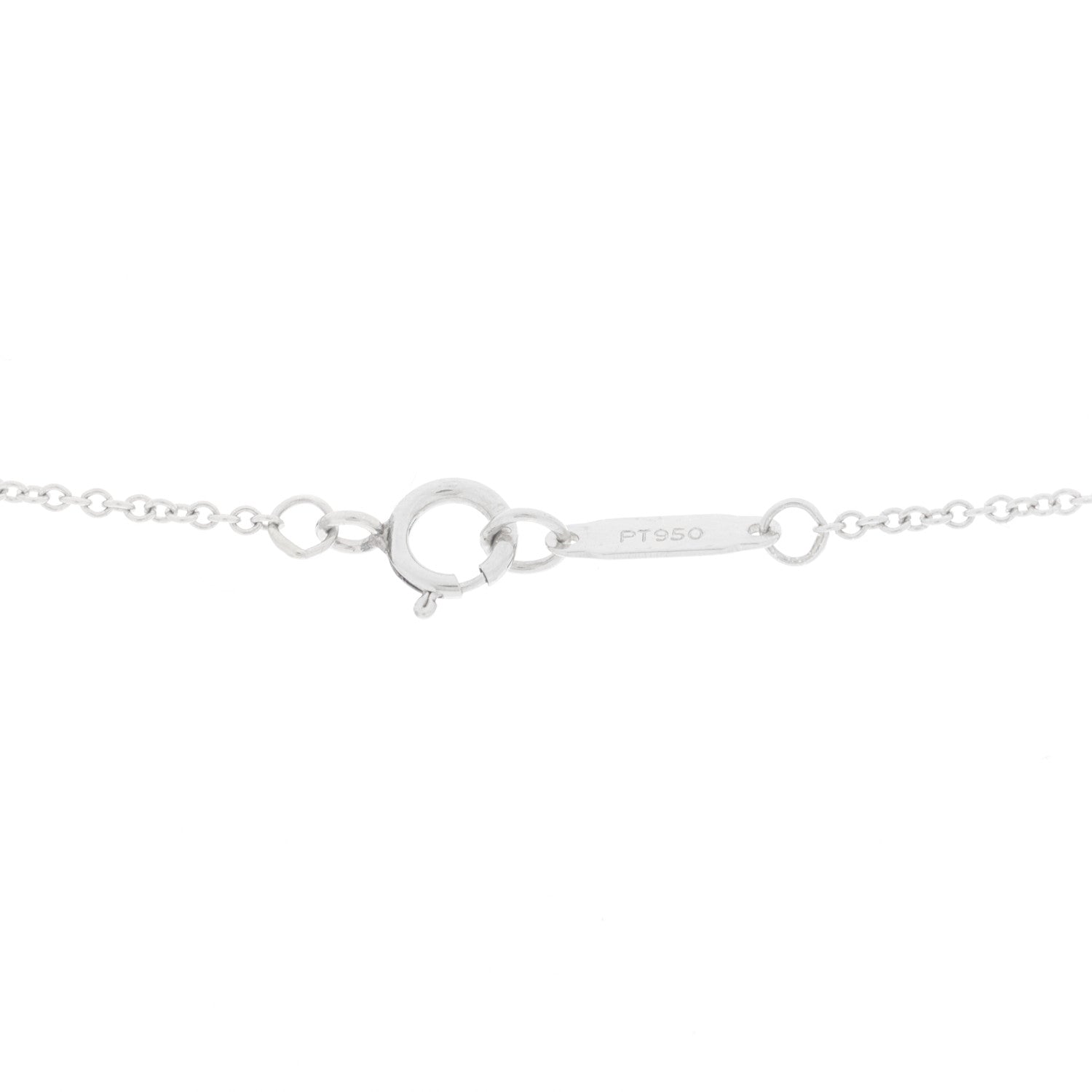 Tiffany Platinum Diamond 1.22ct Solitaire Pendant Necklace 4 of 4