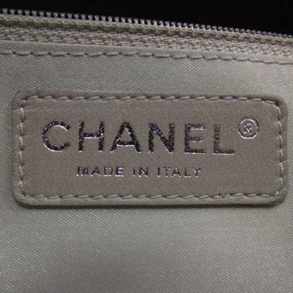 Chanel Leather Baby Coco Cabas Argent Fonce 8 of 12