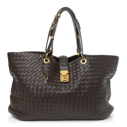 Bottega Veneta Nappa Intrecciato Large Capri Tote Ebano 1 of 10