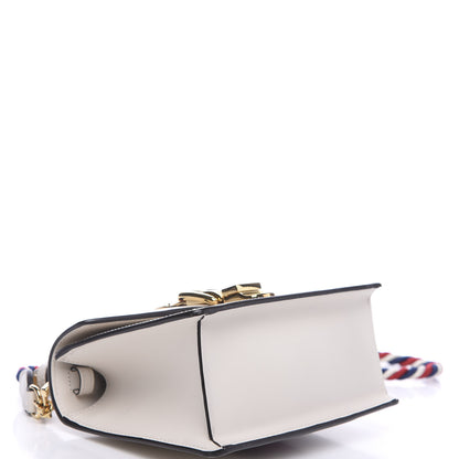 Gucci Calfskin Mini Sylvie Top Handle Bag White 3 of 12