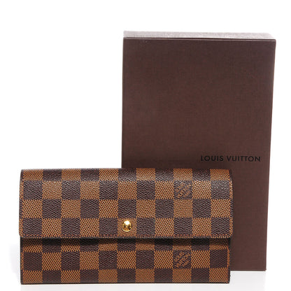 Louis Vuitton Damier Ebene Sarah Wallet 5 of 8