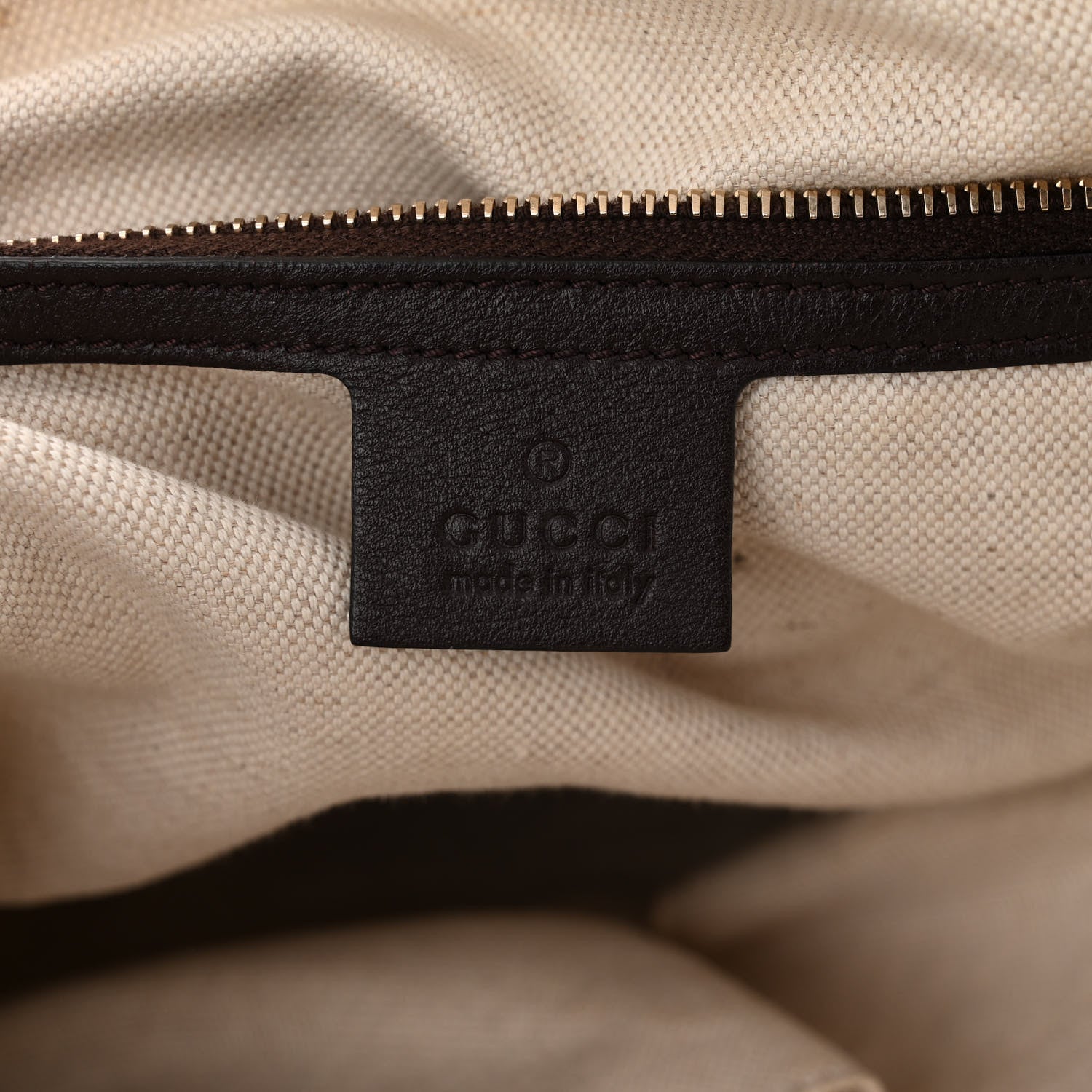 Gucci Guccissima Medium Bree Shoulder Bag Chocolate 6 of 12