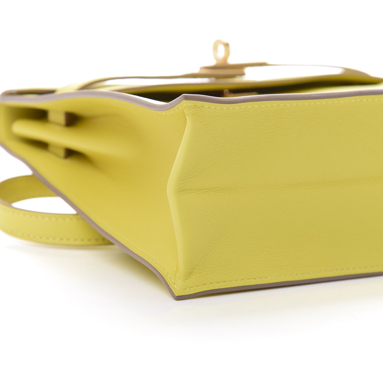 Hermes Swift Kelly Danse II Belt Bag Lime 10 of 12