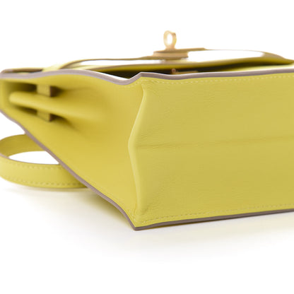 Hermes Swift Kelly Danse II Belt Bag Lime 10 of 12