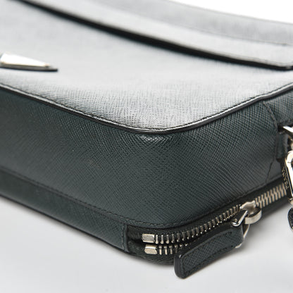 Prada Saffiano Travel Bag Smeraldo 8 of 10
