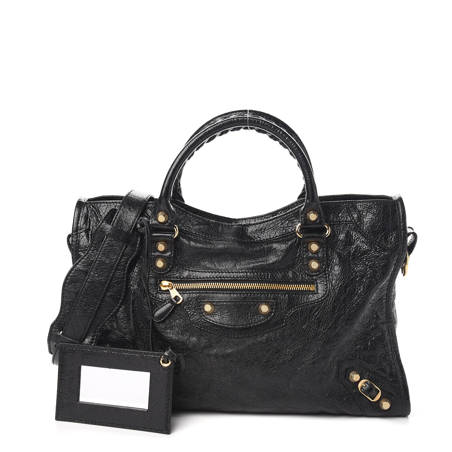 Agneau Giant 12 Gold Hardware City Black
