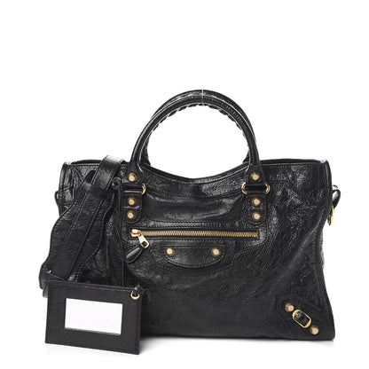 Balenciaga Agneau Giant 12 Gold Hardware City Black 1 of 8