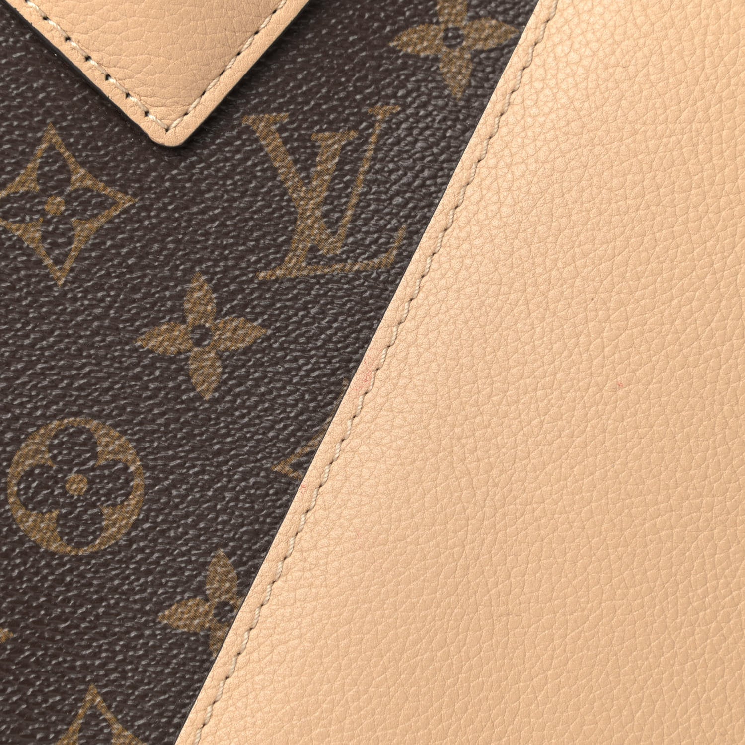 Louis Vuitton Calfskin Monogram Kimono Tote Dune 6 of 8
