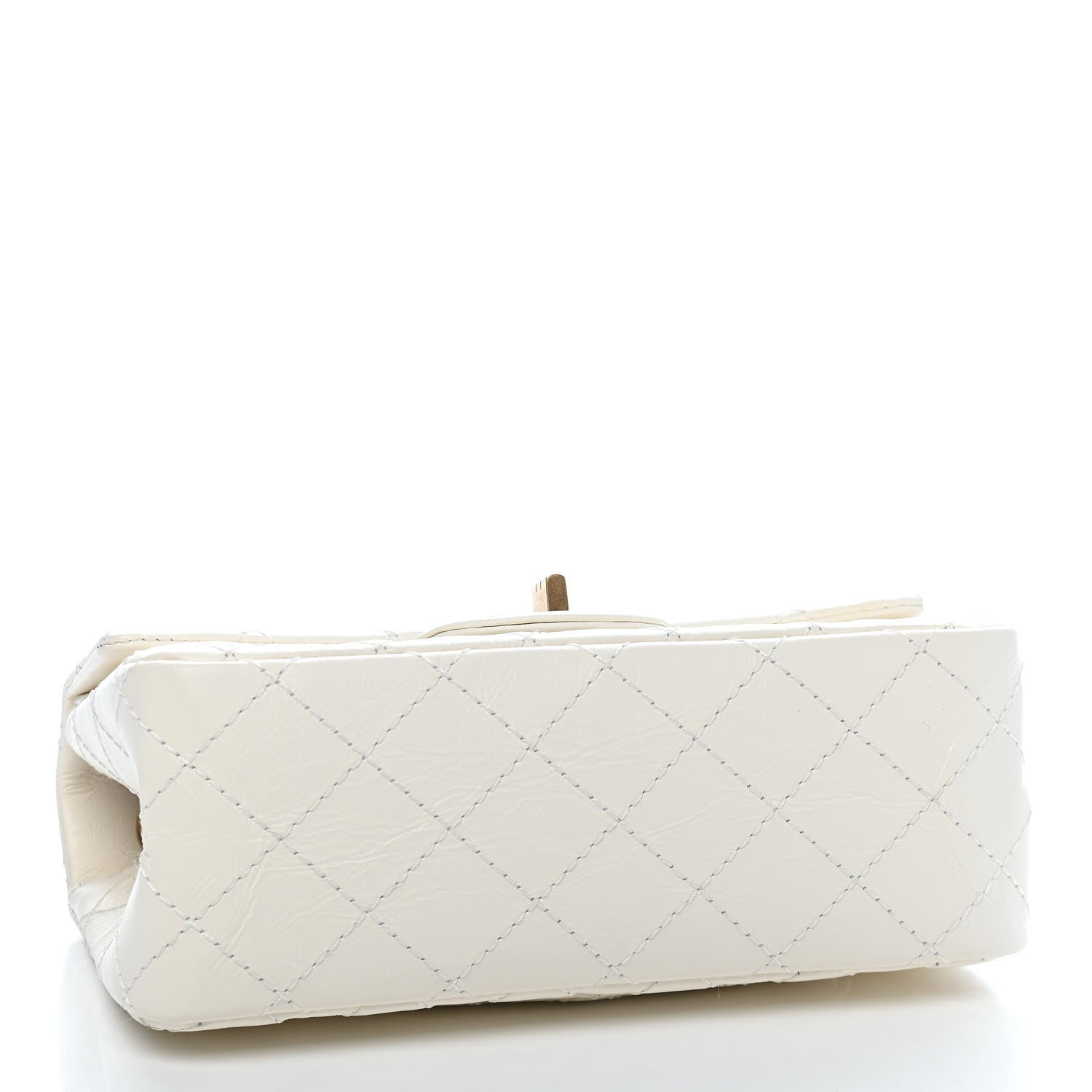 Chanel Aged Calfskin Quilted 2.55 Reissue Mini Flap White 4 of 9
