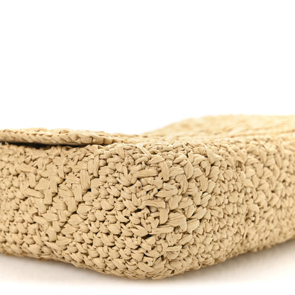 Saint Laurent Raffia Monogram Medium Jamie Natural Avorio 9 of 11