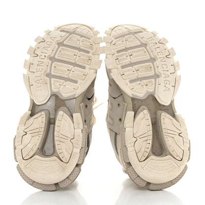 Balenciaga Rubber Mesh Fabric Bi-Color Recycled Sole Womens Track Sneakers 37 Beige 5 of 8