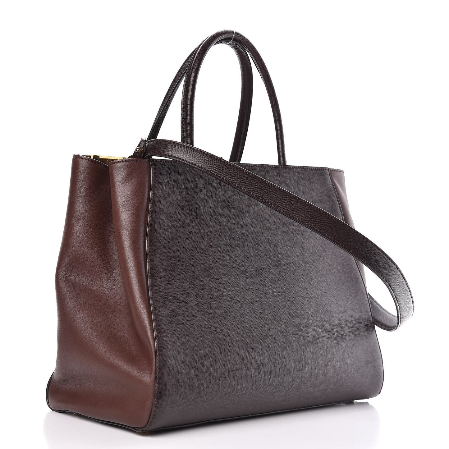 Vitello Elite Flamingo Regular 2Jours Tote Moro Marrone Nocciola