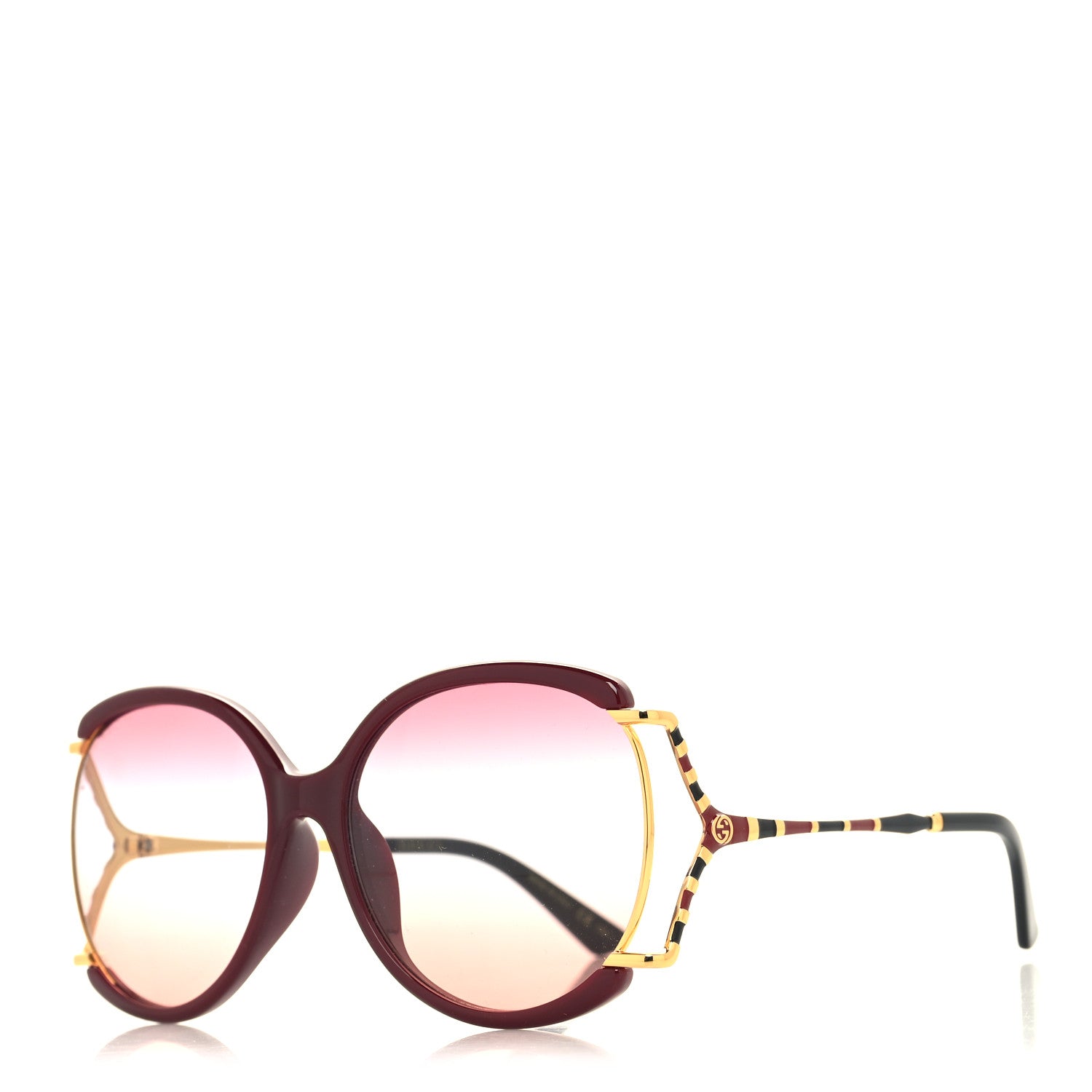 Gucci Metal Square Frame GG0594SA Sunglasses Red 1 of 8
