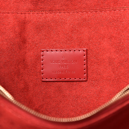 Louis Vuitton Damier Ebene Caissa Clutch Cherry 6 of 11